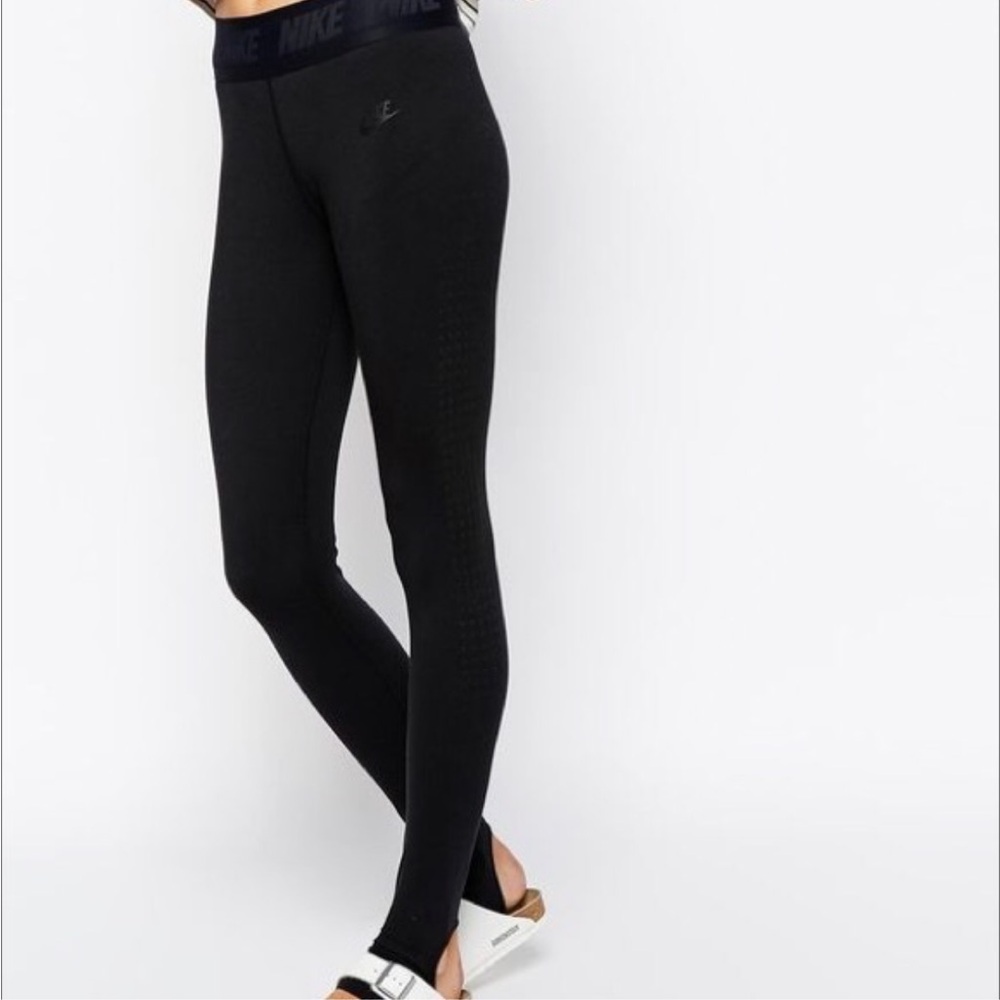 Nike stirrup leggings hologram zipper xs women’s